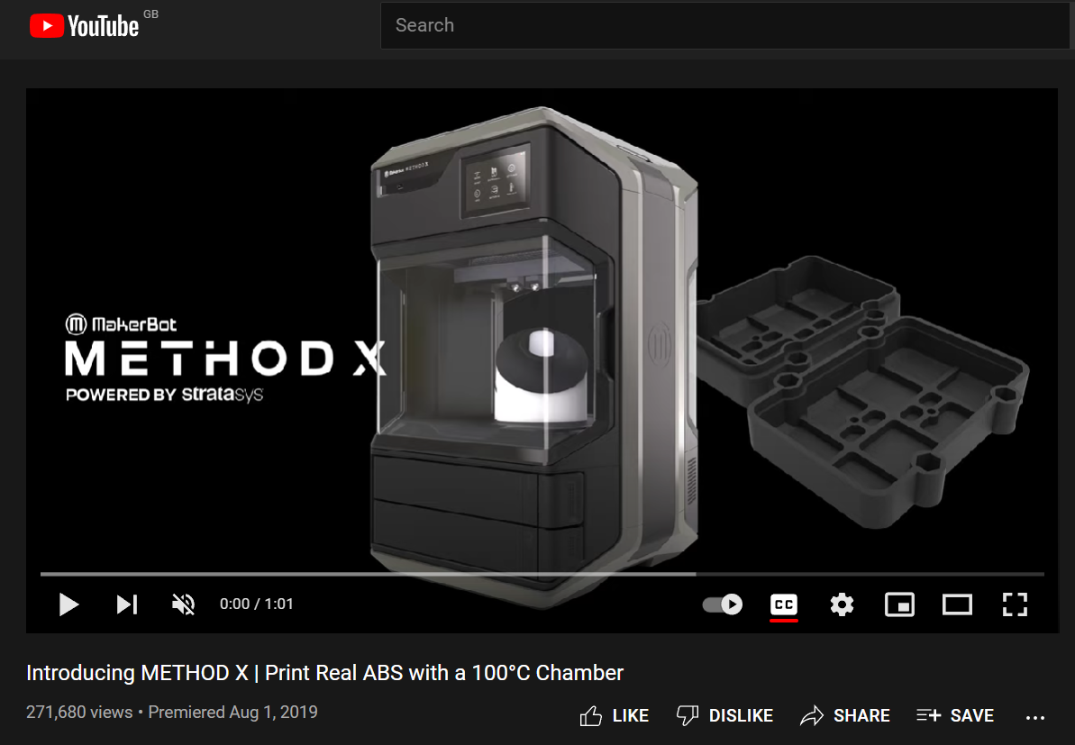 Introducing METHOD X  Print Real ABS with a 100°C Chamber Video